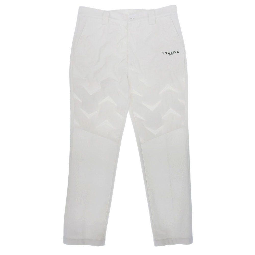 V12 ヴィートゥエルブ 中綿 ゴルフ ストレッチ パンツ ボトムス メンズ ホワイト L VLX2120-PN01 ボトムス L