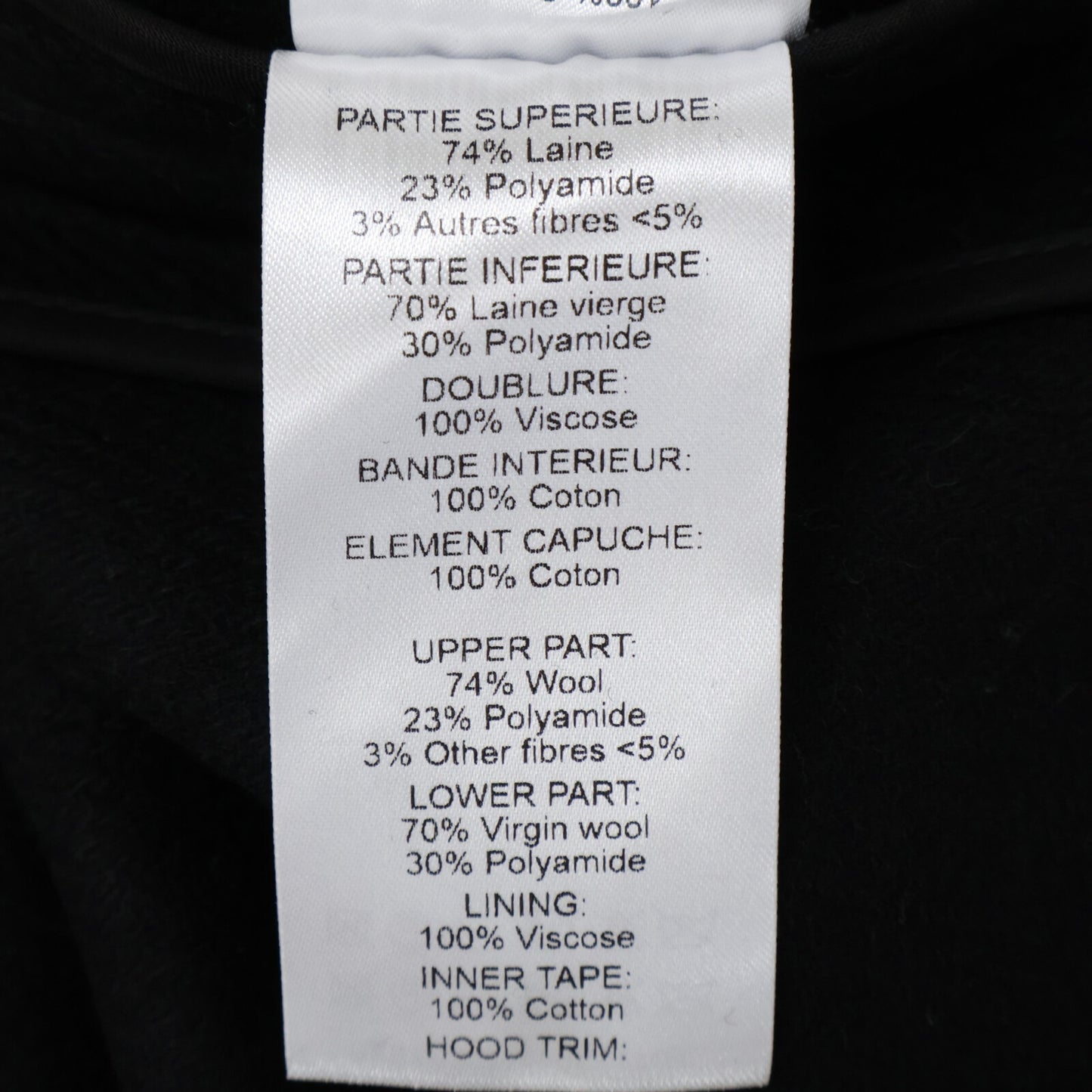 SEE BY CHLOE シーバイクロエ 【美品】CHS22AMA03001001S ウール ツートン ポンチョ/ ジャケット S