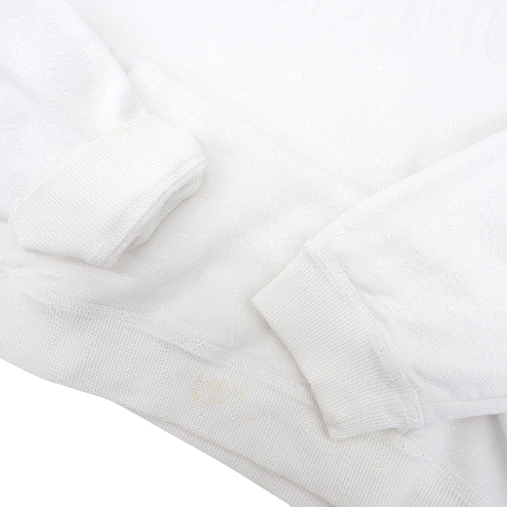 VALENTINO ヴァレンティノ エンボス ロゴ プルオーバー パーカー トップス レディース ホワイト M XV3MF18Y84E トップス M