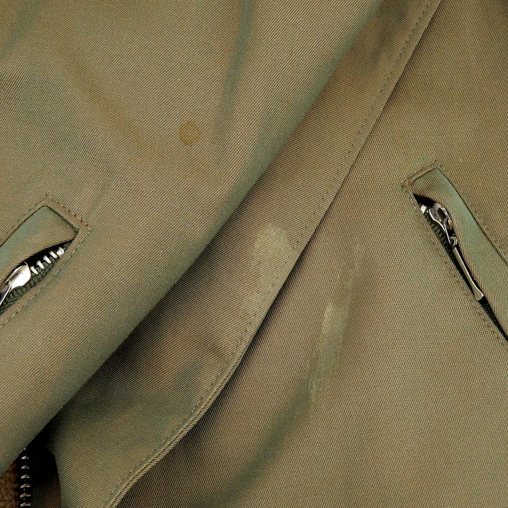 Burberry's バーバリーズ コットン100% 玉虫 ノヴァチェック ライナー付き ブルゾン ジャケット メンズ カーキ Medium ジャケット M