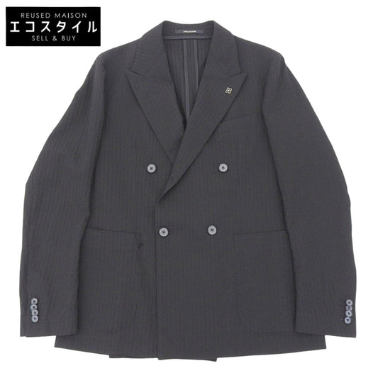TAGLIATORE タリアトーレ G-GLEN2DK ウール 4B ダブルジャケット メンズ ブラック 46 ジャケット 46