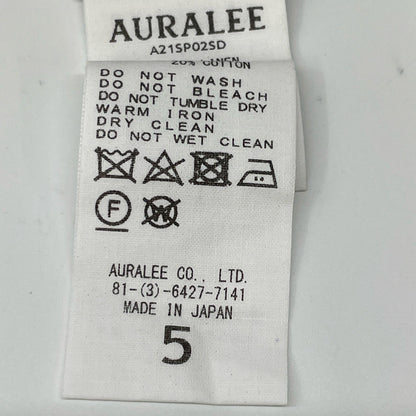 AURALEE オーラリー ライトパープル A21SP025D SILKLINEN DOBBY SLACKS パンツ ボトムス 5