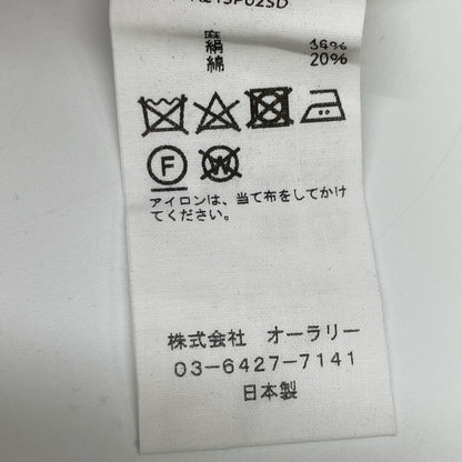 AURALEE オーラリー ライトパープル A21SP025D SILKLINEN DOBBY SLACKS パンツ ボトムス 5