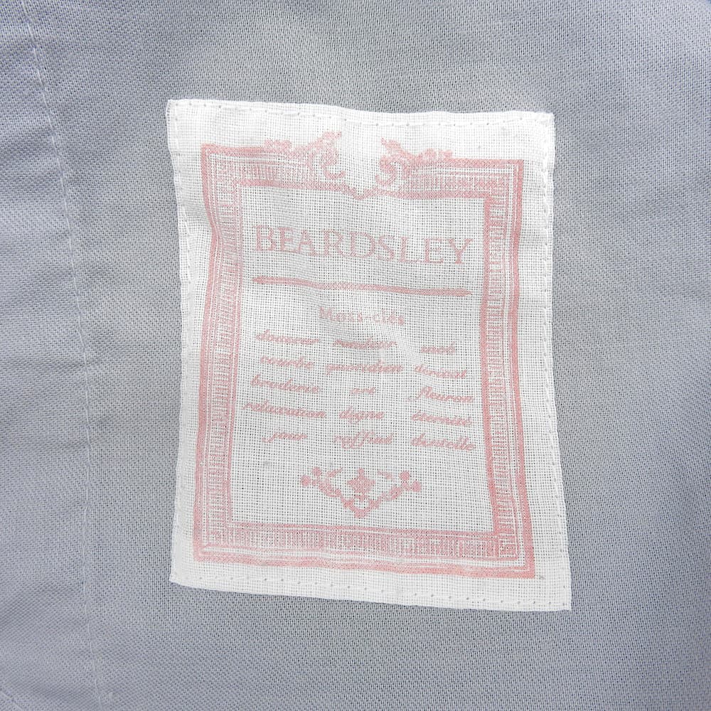 BEARDSLEY ビアズリー 美品 コットンリネン ウエストリブ リラクシーパンツ ボトムス レディース ライトブルー 1 ボトムス 1