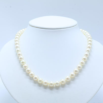 SV925 SV925 SILVER留め具 8mmパール ネックレス