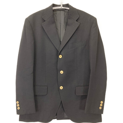 TOMORROWLAND PILGRIM トゥモローランドピルグリム ブラック ドーメル生地 ウール メタルボタン3Bシングルテーラードジャケット ジャケット 46