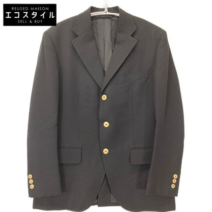 TOMORROWLAND PILGRIM トゥモローランドピルグリム ブラック ドーメル生地 ウール メタルボタン3Bシングルテーラードジャケット ジャケット 46