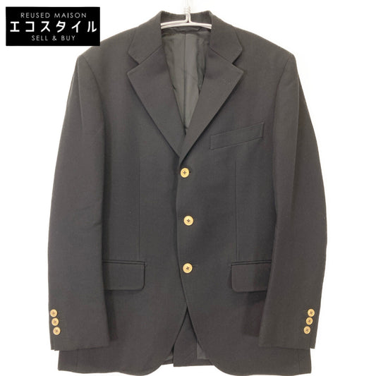 TOMORROWLAND PILGRIM トゥモローランドピルグリム ブラック ドーメル生地 ウール メタルボタン3Bシングルテーラードジャケット ジャケット 46