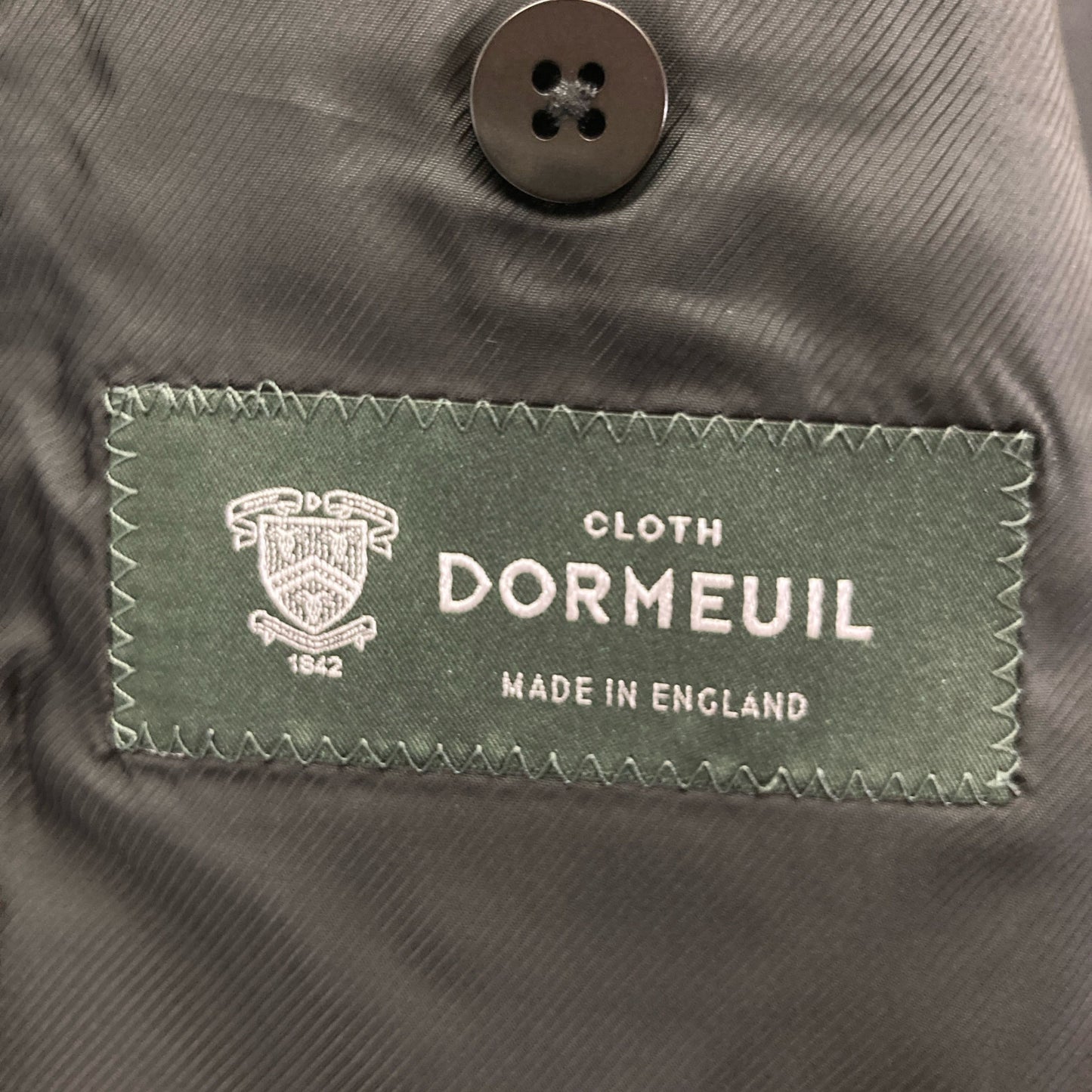 TOMORROWLAND PILGRIM トゥモローランドピルグリム ブラック ドーメル生地 ウール メタルボタン3Bシングルテーラードジャケット ジャケット 46