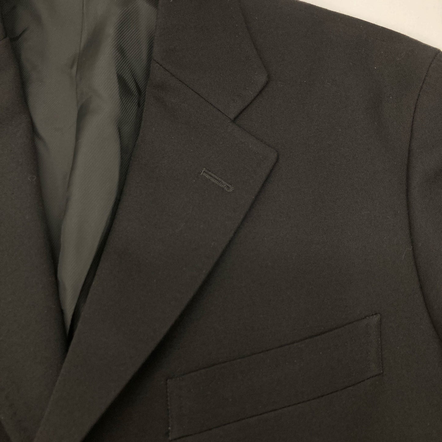 TOMORROWLAND PILGRIM トゥモローランドピルグリム ブラック ドーメル生地 ウール メタルボタン3Bシングルテーラードジャケット ジャケット 46