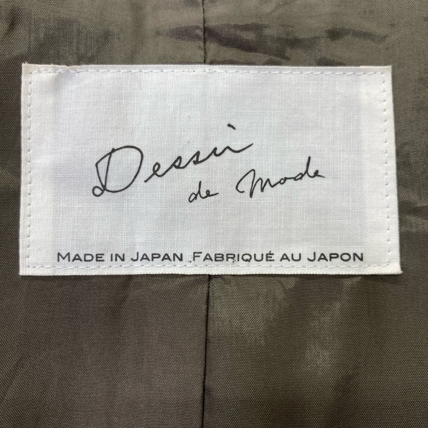 Dessin de mode デッサンデモード 5DCT-02DS70 ｶｰｷ ﾉｰｶﾗﾄﾚﾝﾁｺｰﾄ コート 2