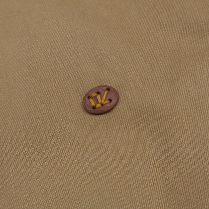 45R フォーティファイブ アール ベージュ×カーキ 秋バスクの908オーシャンスモックプル ワンピース