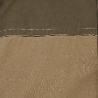 45R フォーティファイブ アール ベージュ×カーキ 秋バスクの908オーシャンスモックプル ワンピース