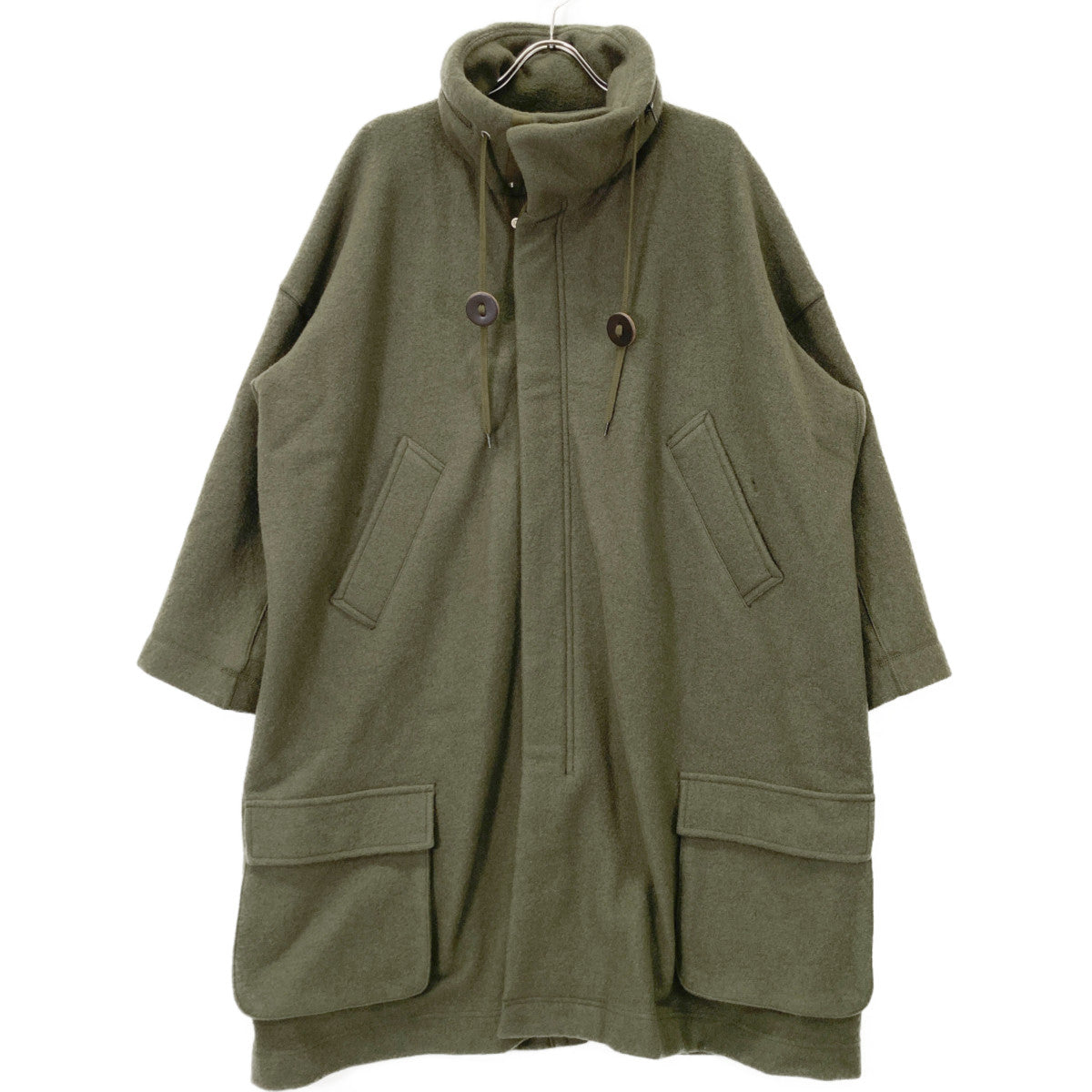 ZUCCa ズッカ ZU78JA195 17AW ｶｰｷ ｳｰﾙﾓｯｻｺｰﾄ ﾓｯｽﾞｺｰﾄ コート M