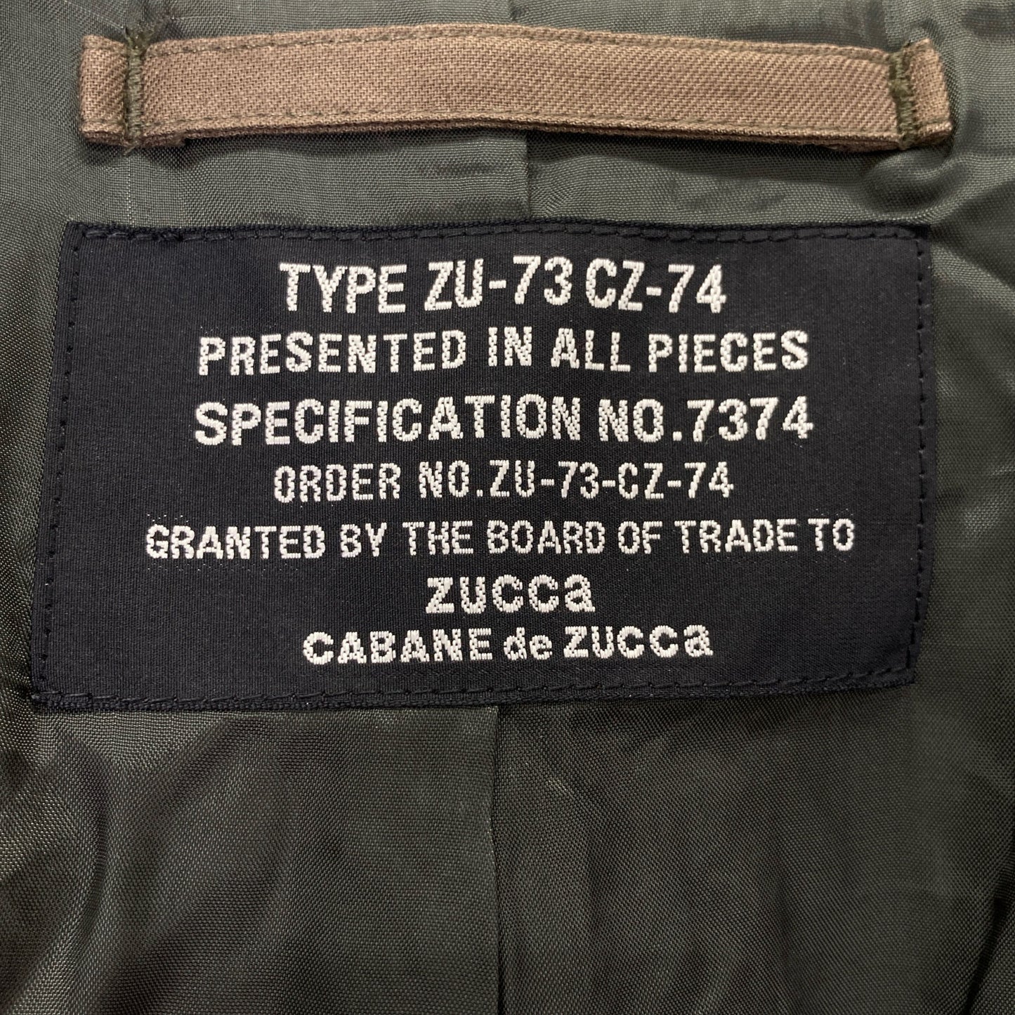 ZUCCa ズッカ ZU78JA195 17AW ｶｰｷ ｳｰﾙﾓｯｻｺｰﾄ ﾓｯｽﾞｺｰﾄ コート M