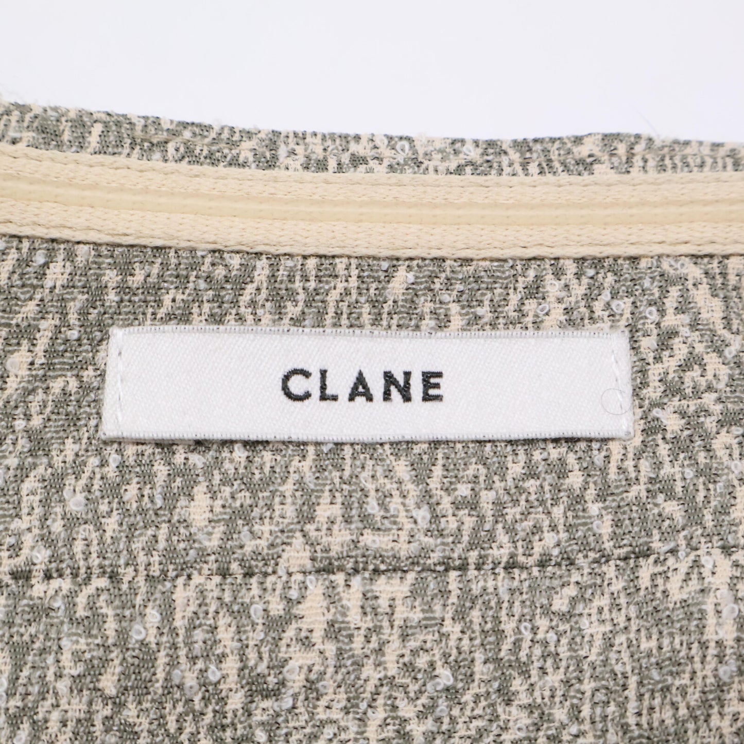 CLANE クラネ 15122-4052 カーキ ROUND CUT BARE BUSTIER トップス 1