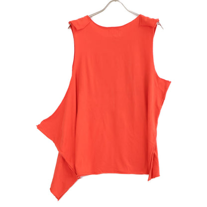 Vivienne Westwood ヴィヴィアンウエストウッド ANGLOMANIA アングロマニア 70101M ロゴプリント 変型デザイン ノースリーブ カットソー/ トップス 38