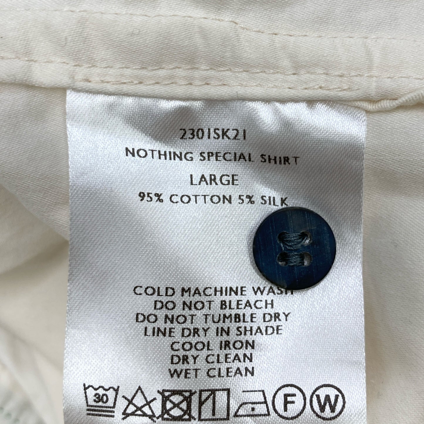 SHINYA KOZUKA シンヤコヅカ 【SMALL TRADES】ホワイト 2301SK21 ナッシング スペシャル シャツ トップス L