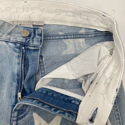 STELLA McCARTNEY ステラマッカートニー ﾌﾞﾙｰ ｽﾀｰ ﾃﾞﾆﾑ ﾊﾟﾝﾂ ボトムス 24