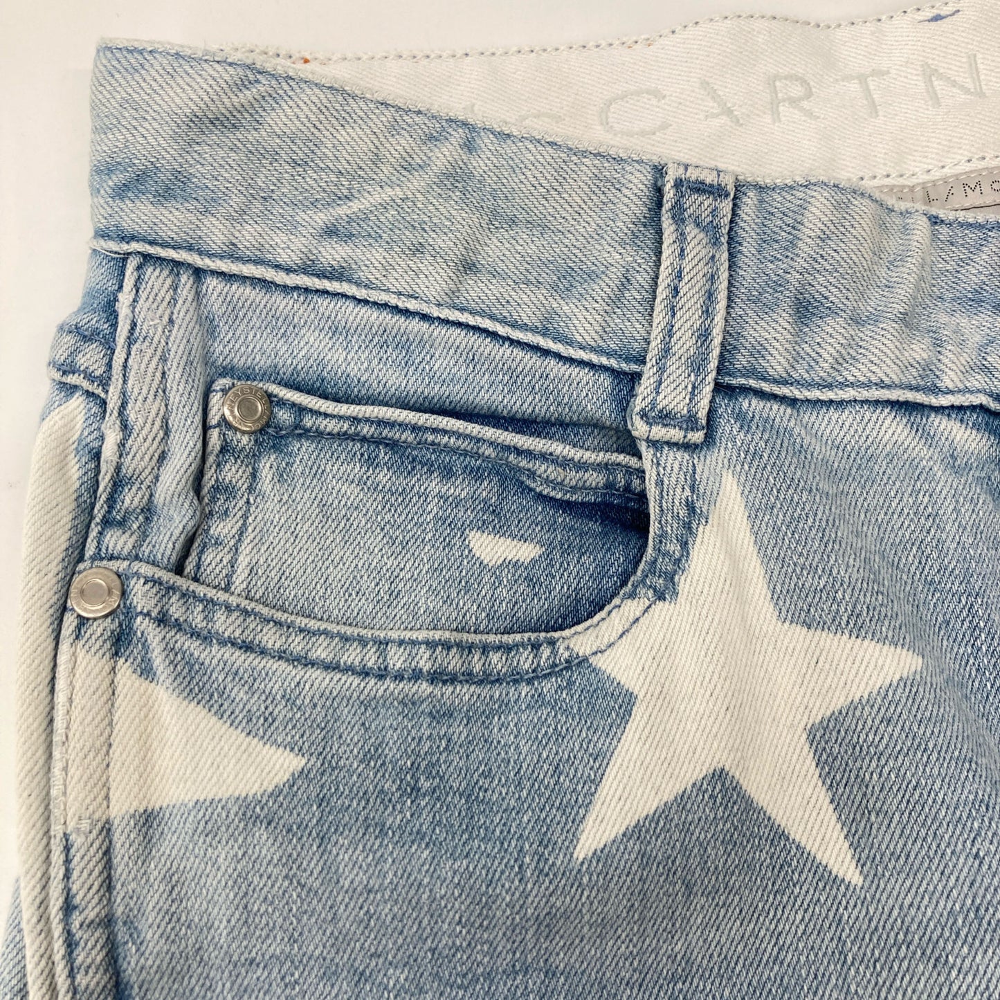 STELLA McCARTNEY ステラマッカートニー ﾌﾞﾙｰ ｽﾀｰ ﾃﾞﾆﾑ ﾊﾟﾝﾂ ボトムス 24