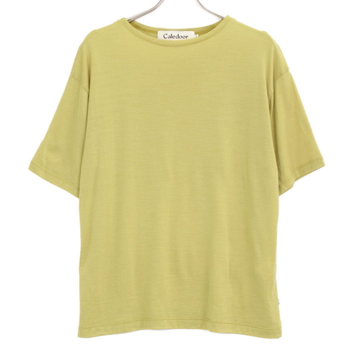 Caledoor カレドアー ﾗｲﾄｸﾞﾘｰﾝ Merino Wool T-Shirt トップス S