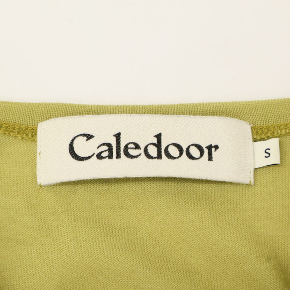 Caledoor カレドアー ﾗｲﾄｸﾞﾘｰﾝ Merino Wool T-Shirt トップス S