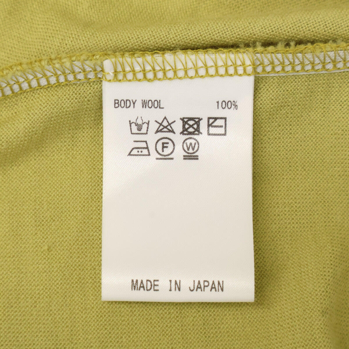 Caledoor カレドアー ﾗｲﾄｸﾞﾘｰﾝ Merino Wool T-Shirt トップス S