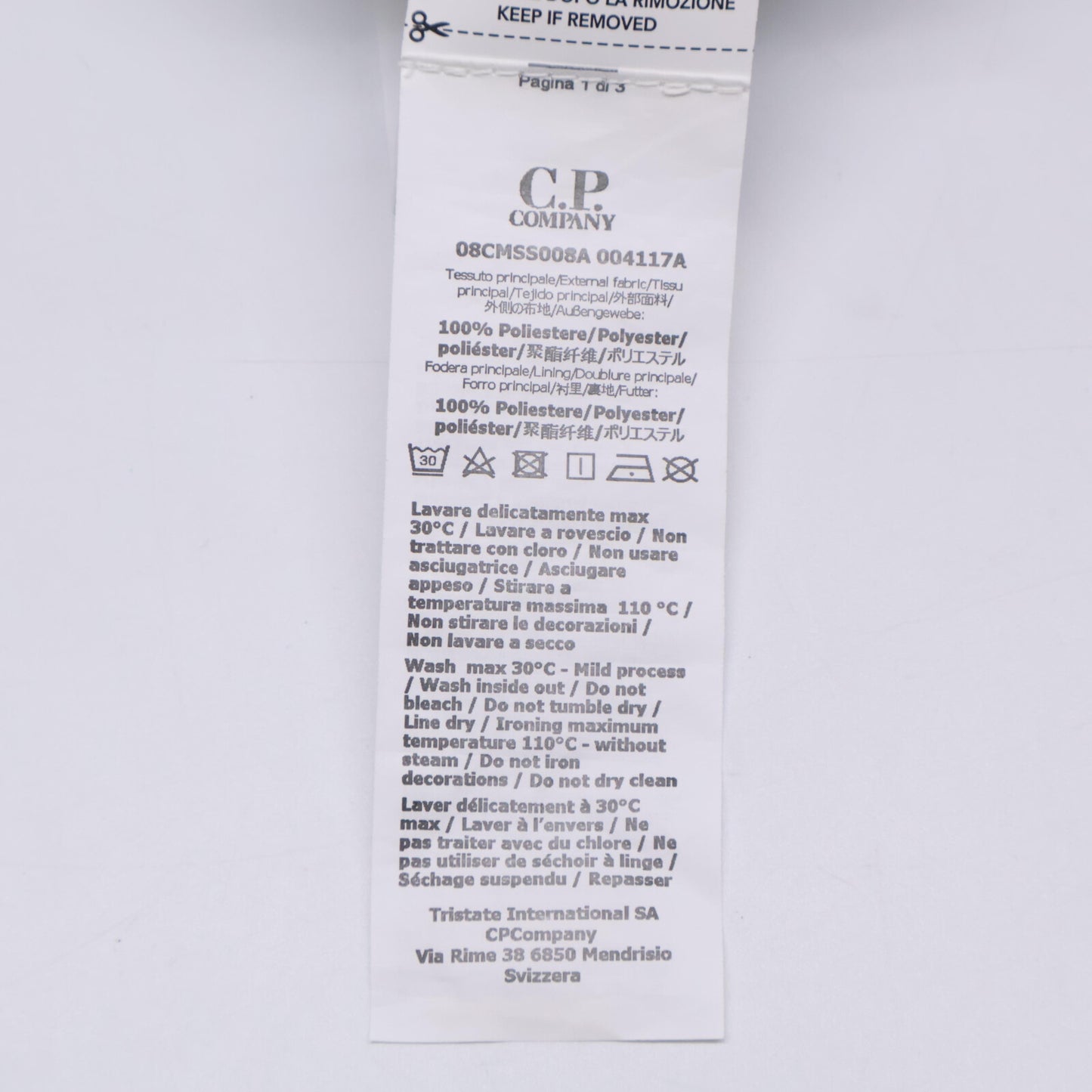 C.P.COMPANY シーピーカンパニー 08CMSS008A ｸﾞﾚｰ ﾅｲﾛﾝ ｱﾉﾗｯｸ ｿﾌﾄｼｪﾙｼﾞｬｹｯﾄ ジャケット M