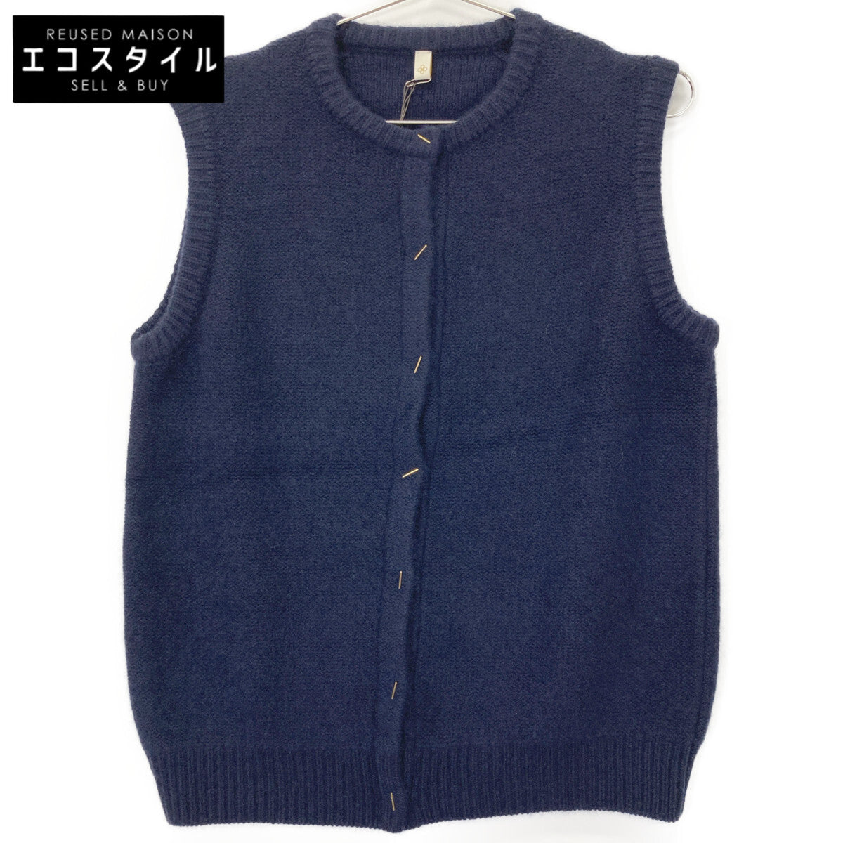 TOYOBOSHI トウヨウボウシ 【糸衣】ネイビー IBI 11IT-BC0009 カシミヤ ベスト ベスト 2