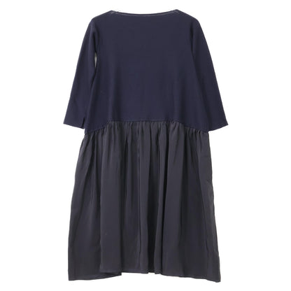 DANIELA GREGIS ダニエラグレジス ﾈｲﾋﾞｰ ｳｰﾙｼﾙｸ ﾎﾞｰﾄﾈｯｸ ｷﾞｬｻﾞｰﾜﾝﾋﾟｰｽ ワンピース 表記なし