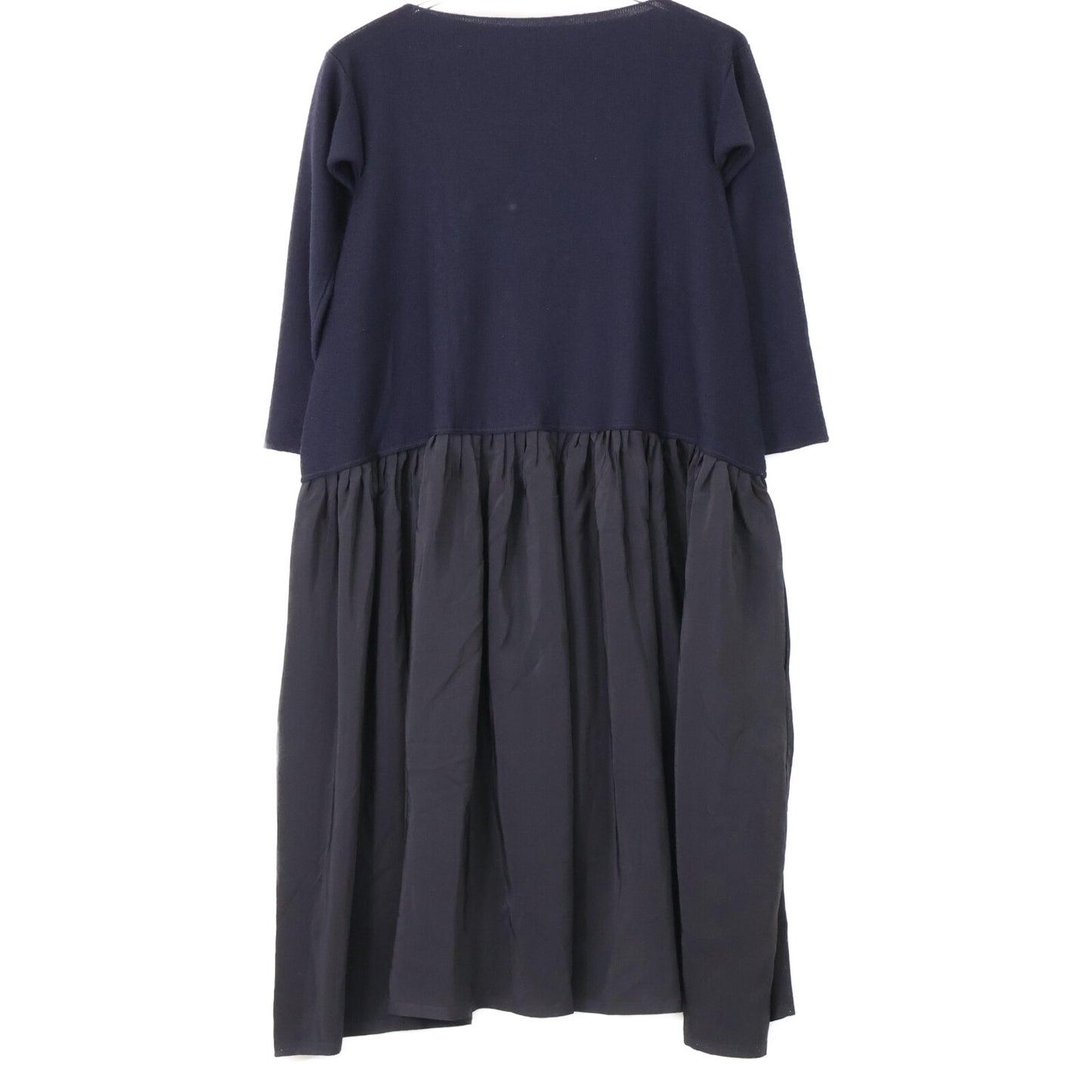 DANIELA GREGIS ダニエラグレジス ﾈｲﾋﾞｰ ｳｰﾙｼﾙｸ ﾎﾞｰﾄﾈｯｸ ｷﾞｬｻﾞｰﾜﾝﾋﾟｰｽ ワンピース 表記なし