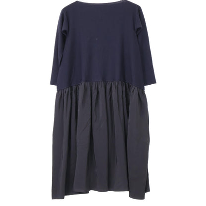 DANIELA GREGIS ダニエラグレジス ﾈｲﾋﾞｰ ｳｰﾙｼﾙｸ ﾎﾞｰﾄﾈｯｸ ｷﾞｬｻﾞｰﾜﾝﾋﾟｰｽ ワンピース 表記なし