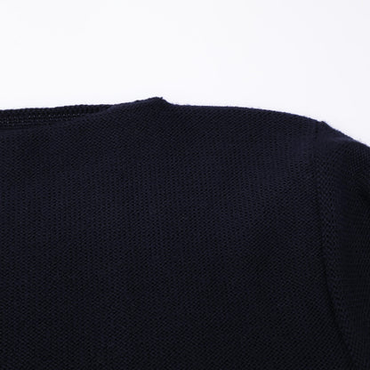 DANIELA GREGIS ダニエラグレジス ﾈｲﾋﾞｰ ｳｰﾙｼﾙｸ ﾎﾞｰﾄﾈｯｸ ｷﾞｬｻﾞｰﾜﾝﾋﾟｰｽ ワンピース 表記なし