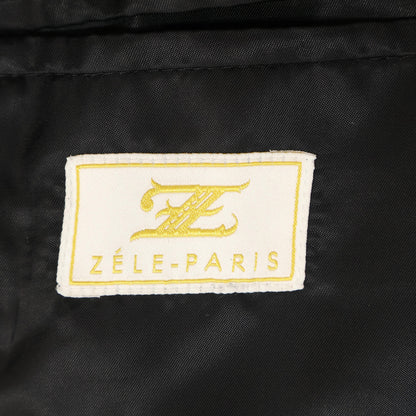 ZELE-PARIS ゼルパリ ブラック ラムファー トグル釦 コート コート 表記無し