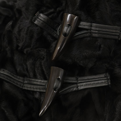 ZELE-PARIS ゼルパリ ブラック ラムファー トグル釦 コート コート 表記無し