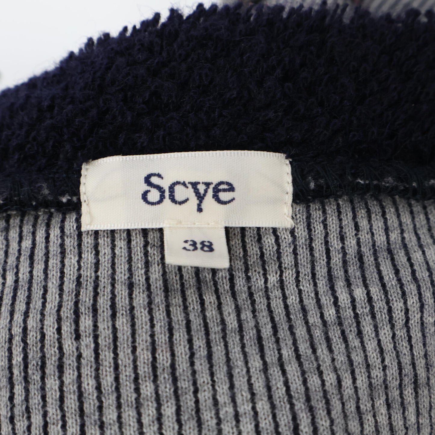 Scye サイ ﾈｲﾋﾞｰ 1122-23121 LoopedPile Wool Jersey CARDIGAN トップス 38