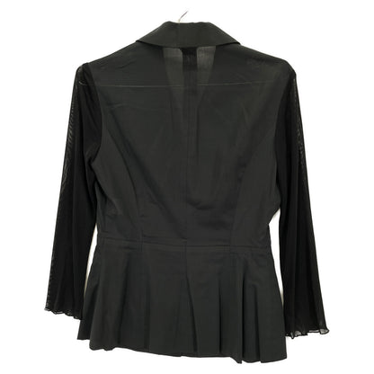 Y's ワイズ 【I WISH】ブラック 袖切り替え ジャケット ジャケット 表記無し