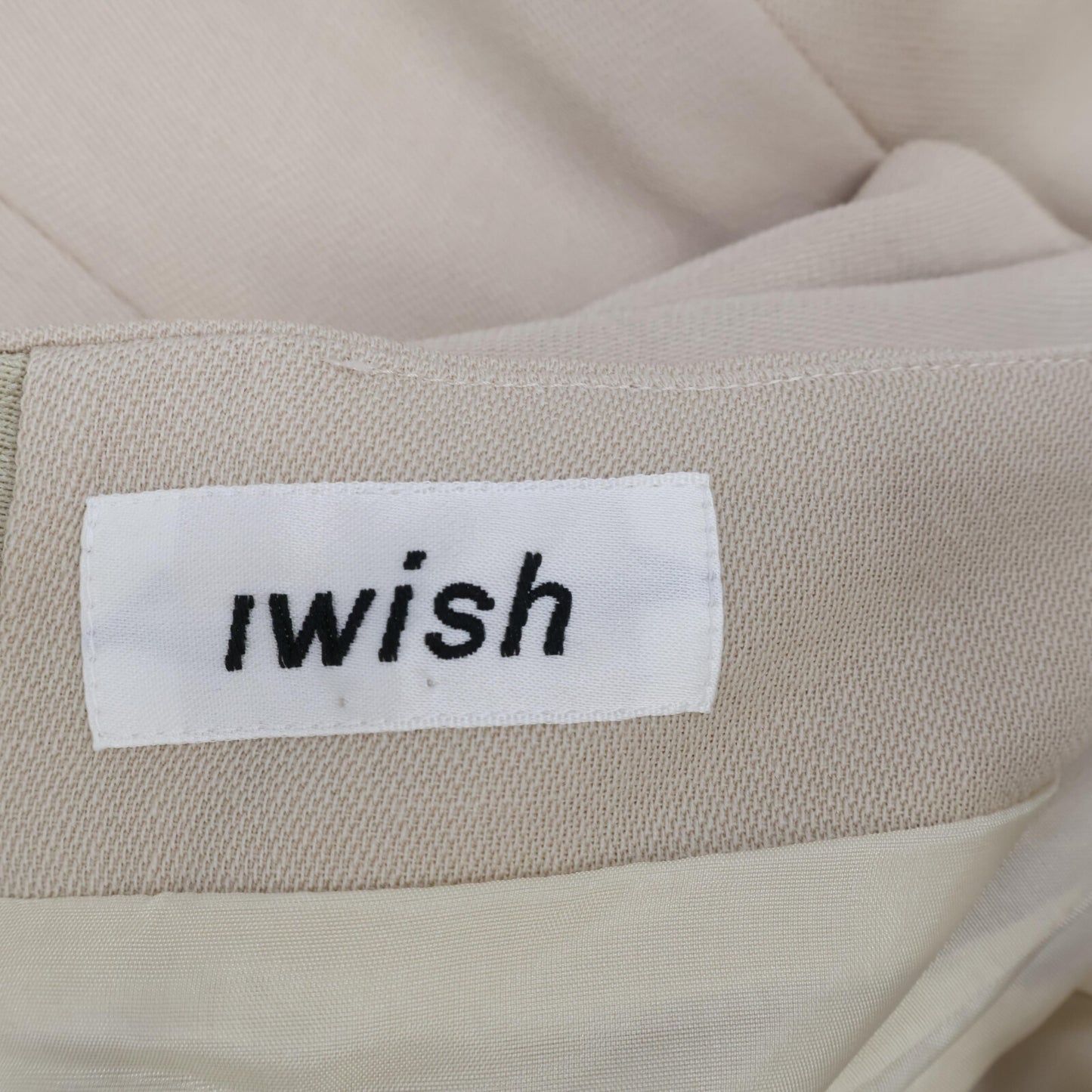 Y's ワイズ 【I WISH】IB‐D83-192 ｳｰﾙ ｷｬﾐｿｰﾙ ﾜﾝﾋﾟｰｽ ワンピース 表記無し