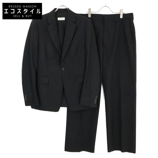 DRIES VAN NOTEN ドリスヴァンノッテン ブラック LOVAT生地 ウールセットアップ スーツ スーツ セットアップ 50