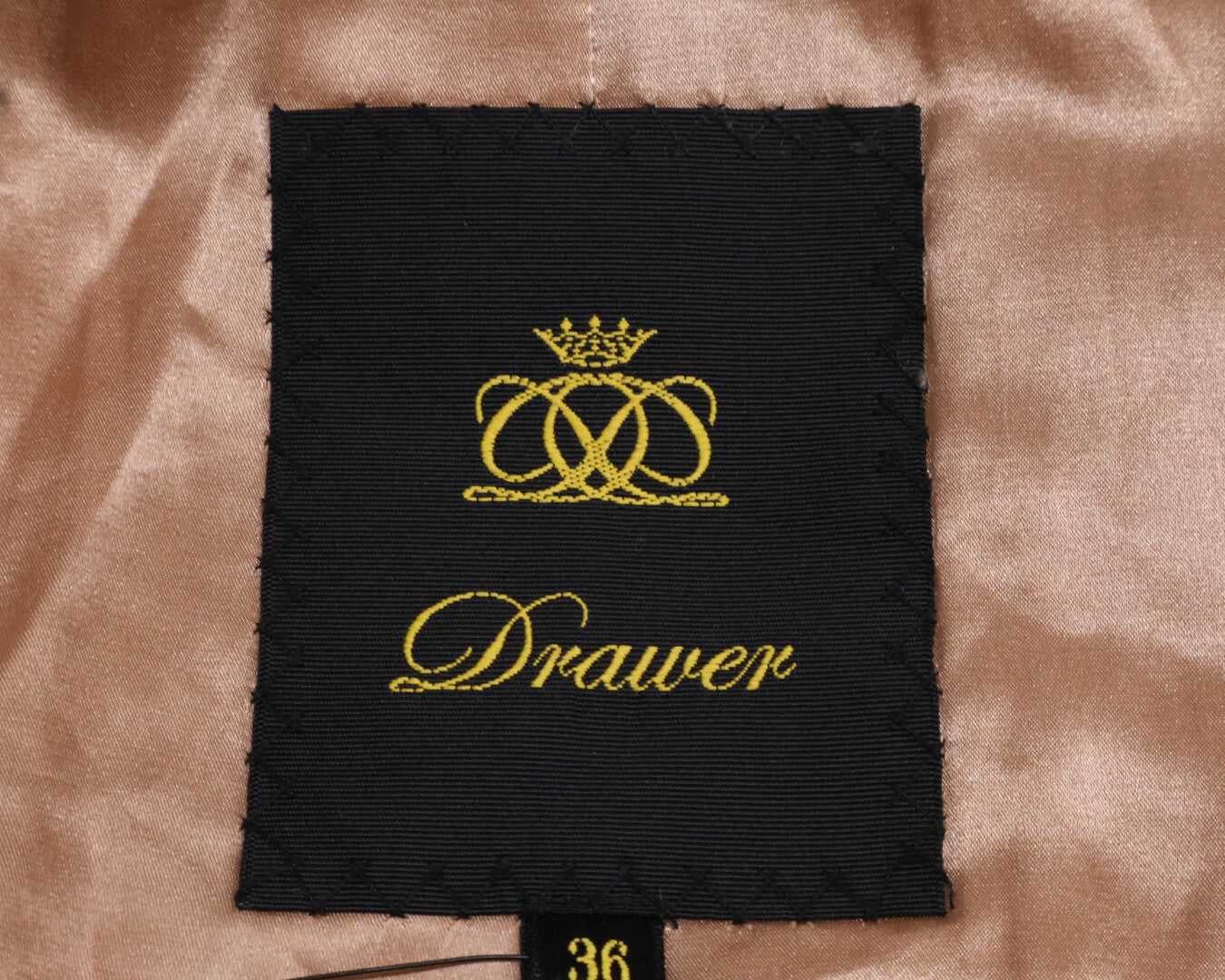 DRAWER ドゥロワー 【美品】6525-234-0757 メランジシャギーテーラードカラー コート 36