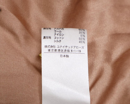 DRAWER ドゥロワー 【美品】6525-234-0757 メランジシャギーテーラードカラー コート 36