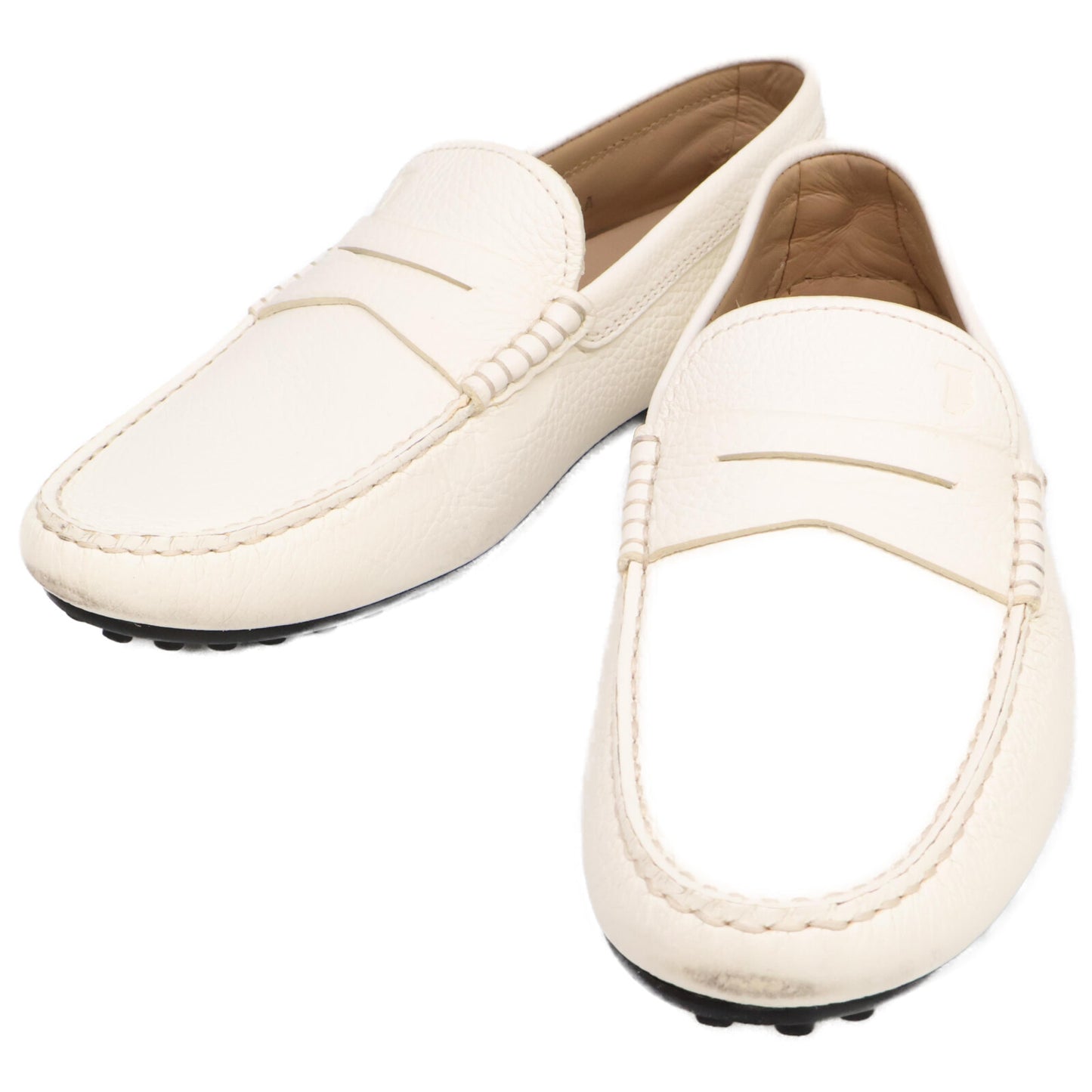 TOD'S トッズ レザー ドライビング シューズ 6A