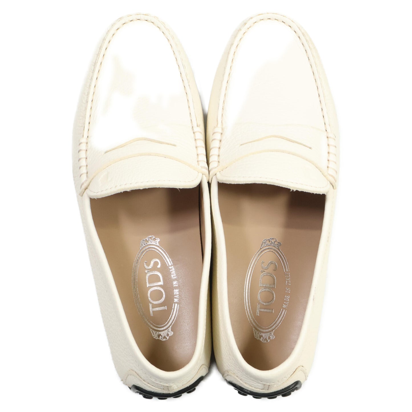 TOD'S トッズ レザー ドライビング シューズ 6A