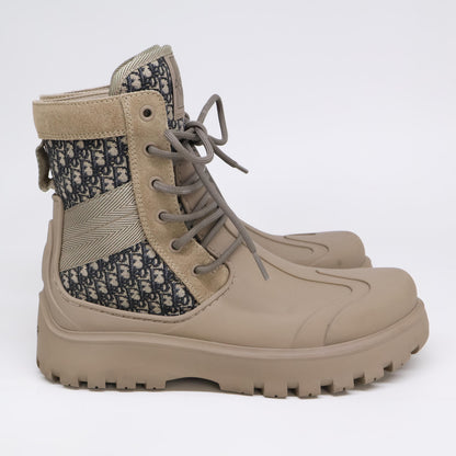 DIOR ディオール ガーデン オブリーク レースアップブーツ シューズ 39