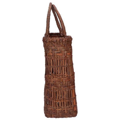 山葡萄 やまぶどう 網代編み 透かし かごバッグ ハンドバッグ