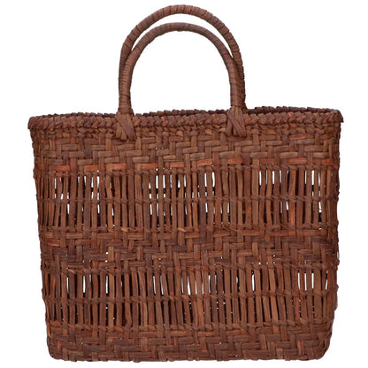 山葡萄 やまぶどう 網代編み 透かし かごバッグ ハンドバッグ