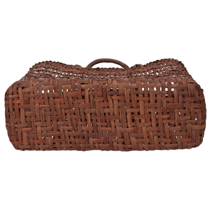 山葡萄 やまぶどう 網代編み 透かし かごバッグ ハンドバッグ