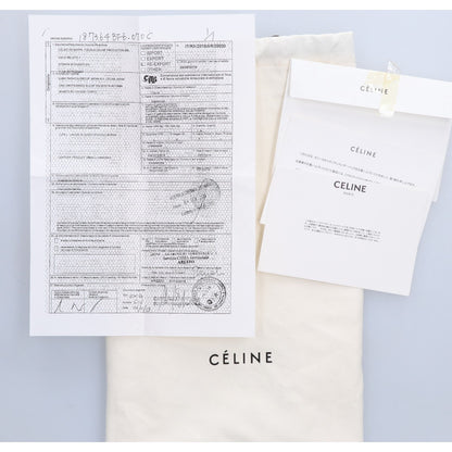 CELINE セリーヌ クロコダイルレザー クラシック トリオンフ ショルダーバッグ