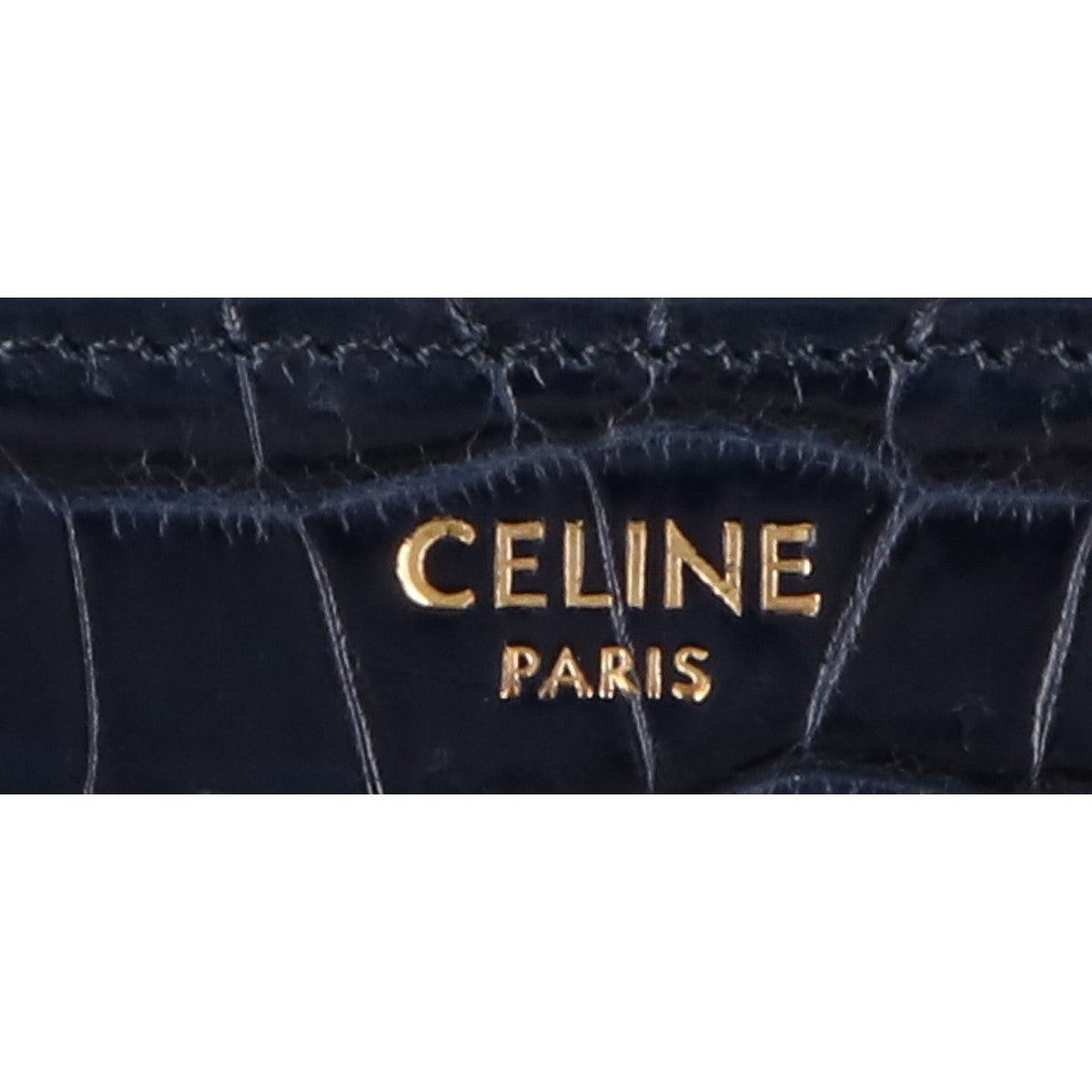 CELINE セリーヌ クロコダイルレザー クラシック トリオンフ ショルダーバッグ