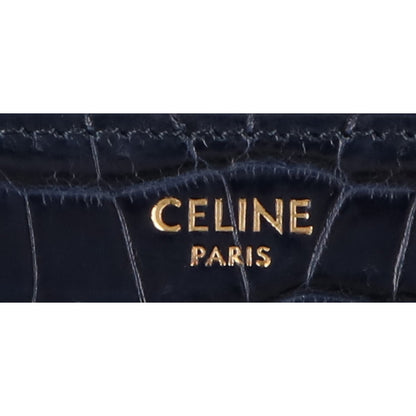 CELINE セリーヌ クロコダイルレザー クラシック トリオンフ ショルダーバッグ